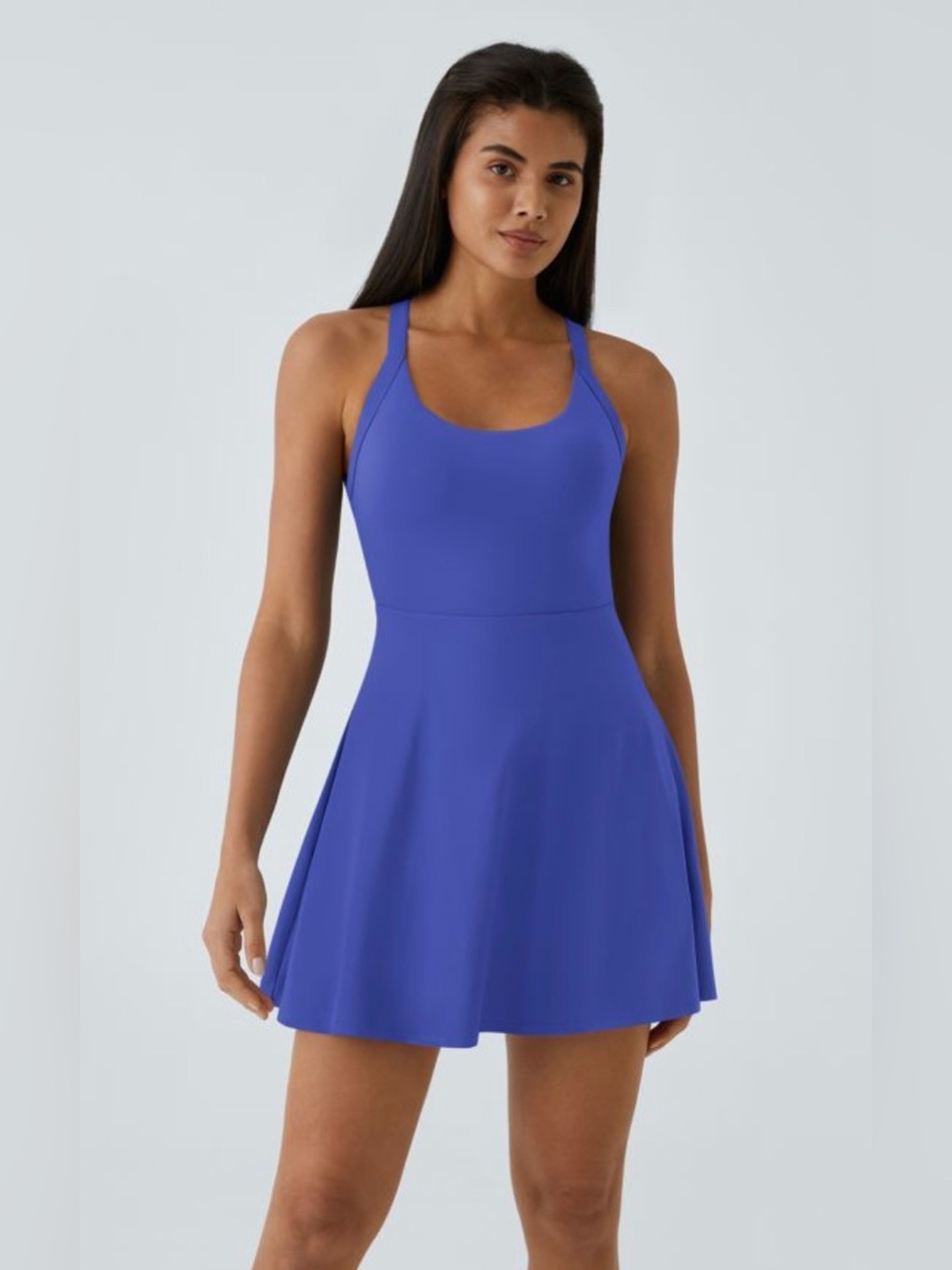 Halara SoftlyZero™ Active Dress - Aster Blue